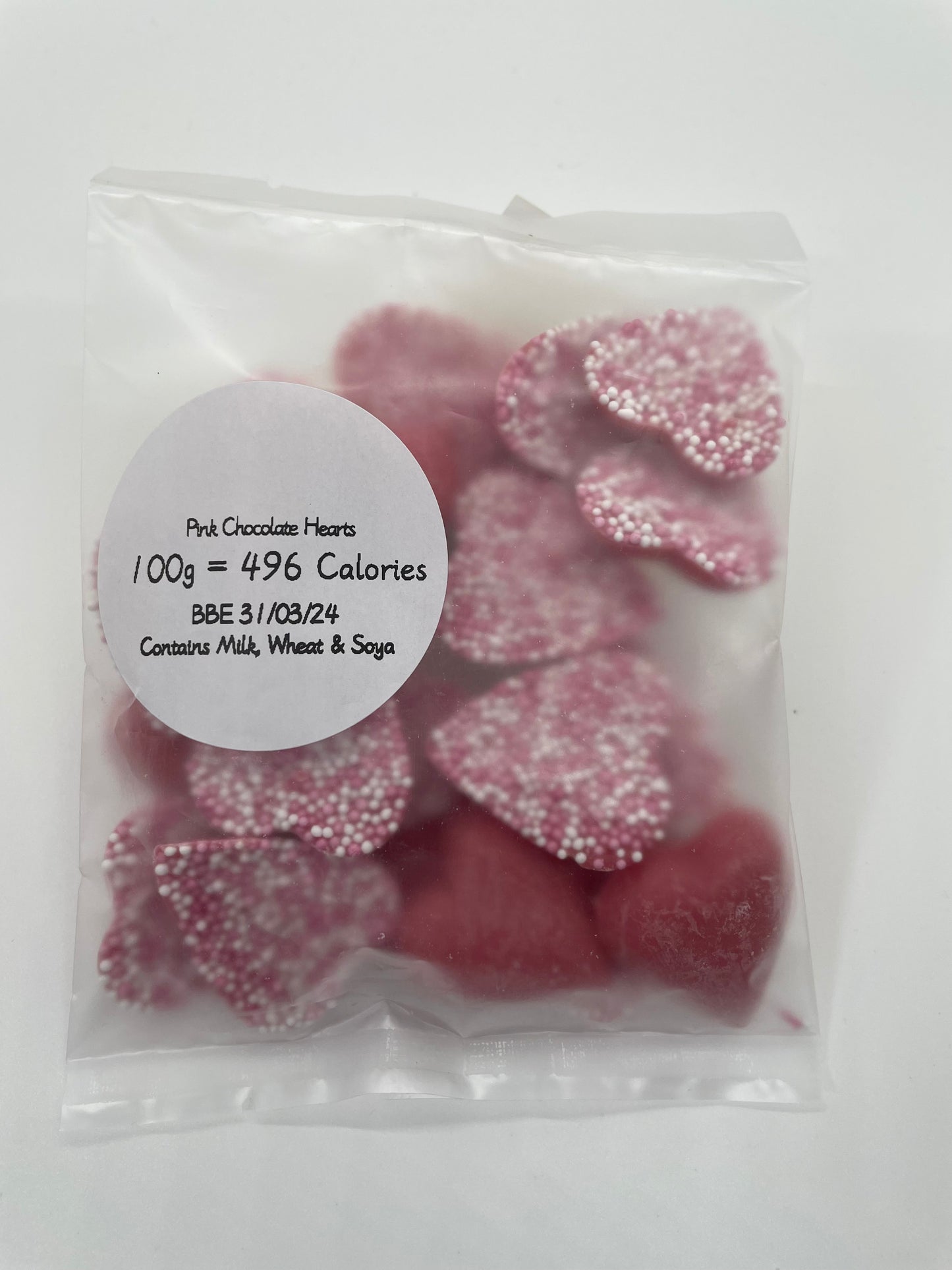 Pink Chocolate Jazzie Hearts BBE 31/03/24